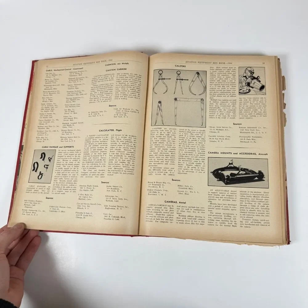 Aviation Equipment Red Book by John Regan 1944 Vintage book